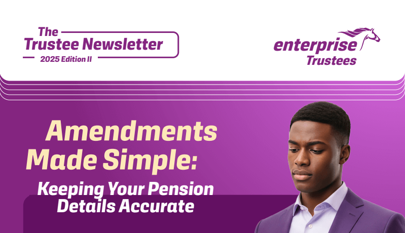 Amendments  Made Simple:  Keeping Your Pension Details Accurate