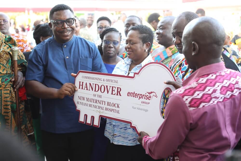 enterprise group builds new hope for mothers and newborns in sunyani